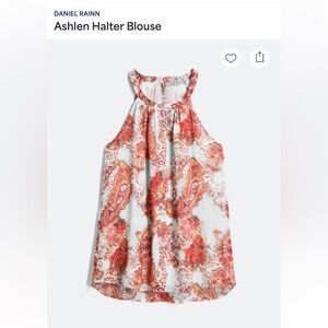 Daniel Rainn Paisley Halter Blouse